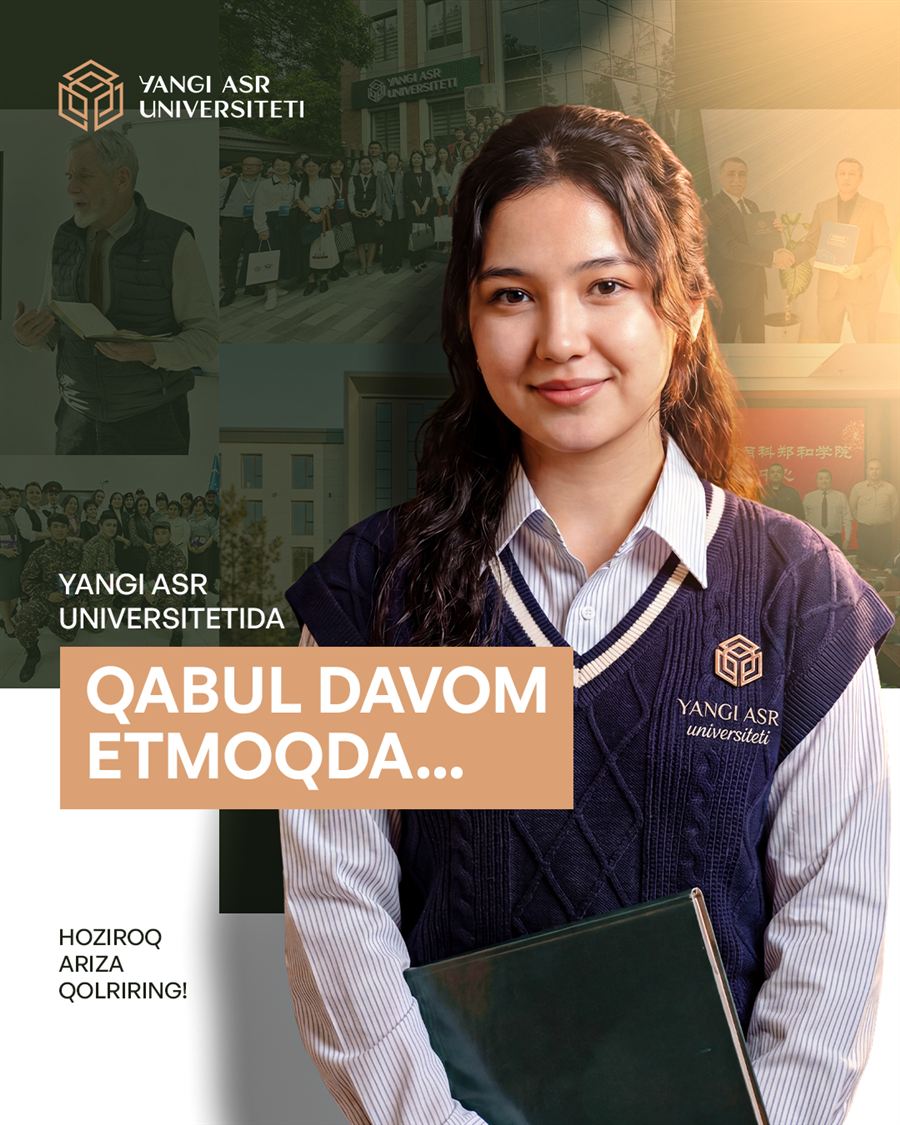Yangi Asr Universiteti posteri